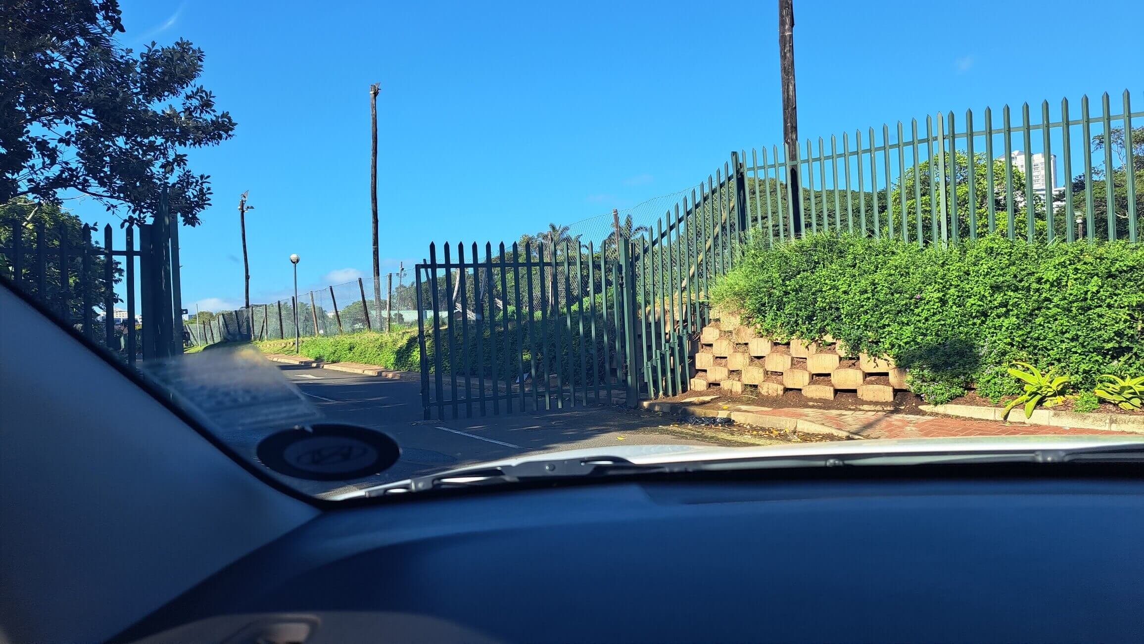 Go through the gates